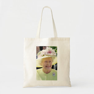 HM Queen Elizabeth II in Turquoise Hat Professiona Tote Bag