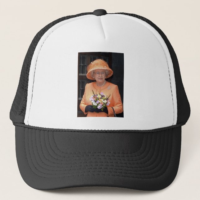 HM Queen Elizabeth II Platinum Jubilee Trucker Hat (Front)