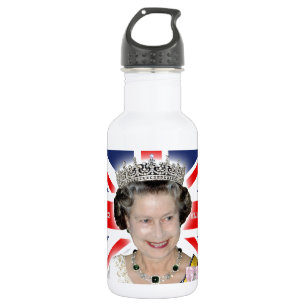HM Queen Elizabeth II - Pro photo 532 Ml Water Bottle