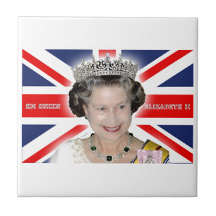 HM Queen Elizabeth II - Pro photo Ceramic Tile