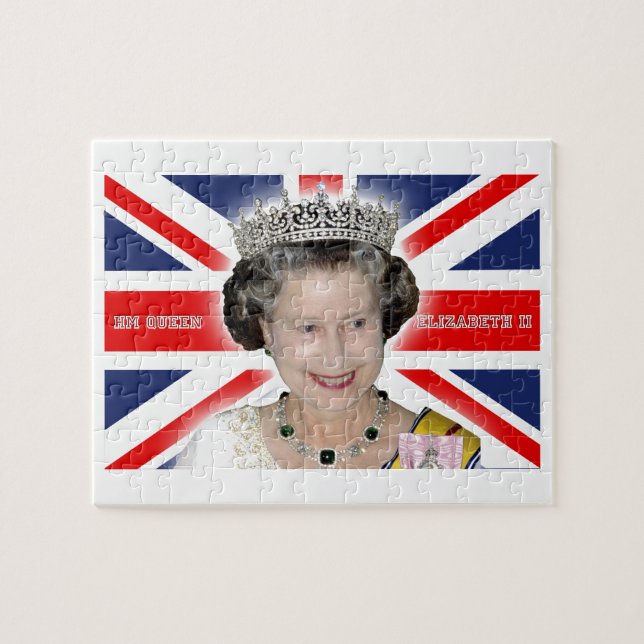 HM Queen Elizabeth II - Pro photo Jigsaw Puzzle (Horizontal)