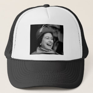 HM Queen Elizabeth II Windsor 1972 Professional Ph Trucker Hat