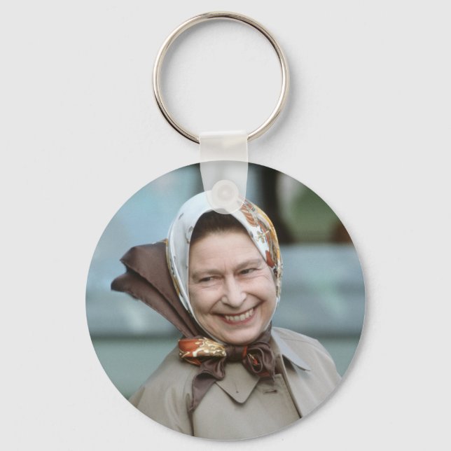 HM Queen Elizabeth II-Windsor 1983 Key Ring (Front)
