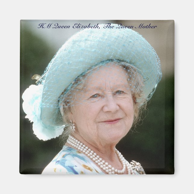 HM Queen Elizabeth, The Queen Mother Berlin 1987 Magnet (Front)