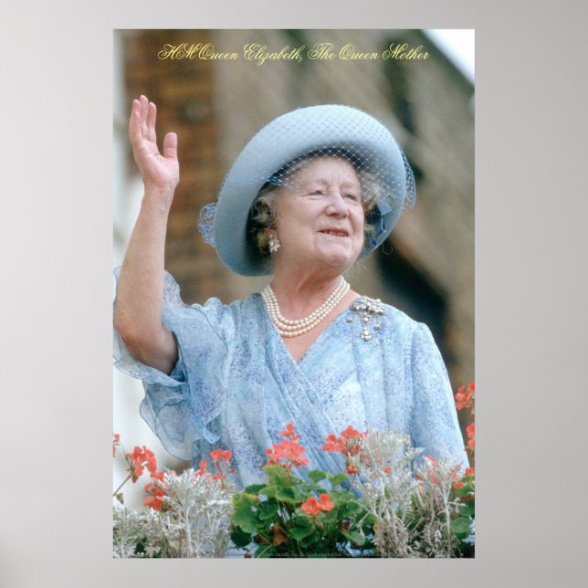 HM Queen Elizabeth, The Queen Mother Poster (Front)