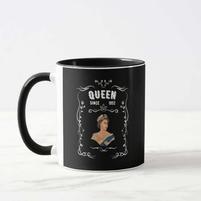 HM Queen Platinum Jubilee Coffee Mug (Left)