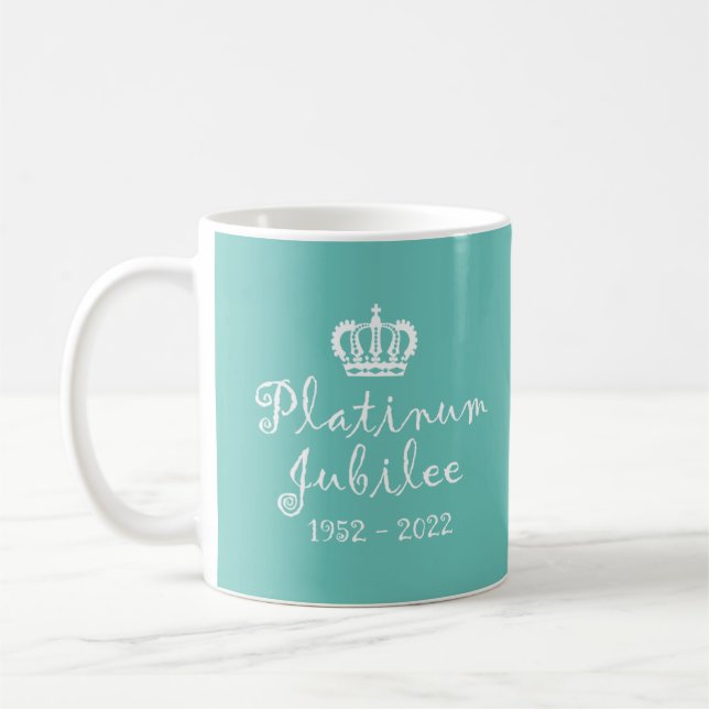 HM Queen Platinum Jubilee Coffee Mug (Left)