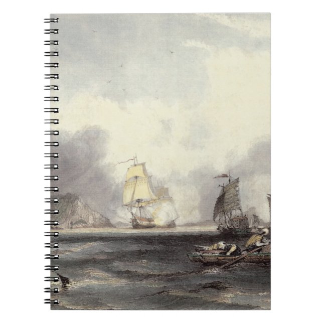 HM Ships Imogene and Andromache passing the Batter Notebook (Front)