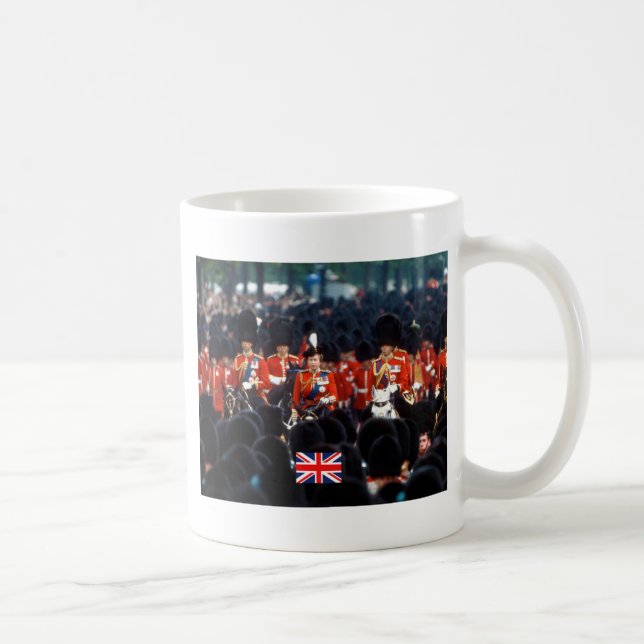 HM The Queen Elizabeth II Prince Philip London Coffee Mug (Right)