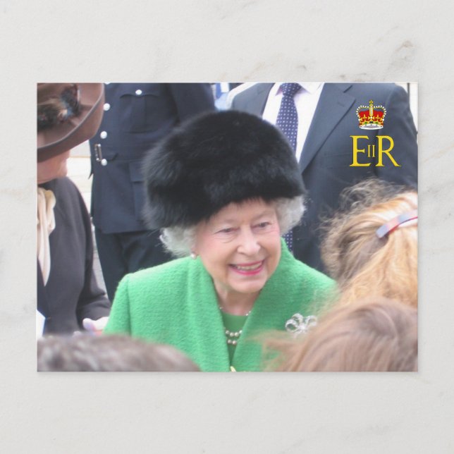 HM The Queen's Diamond Jubilee Postcard (Front)