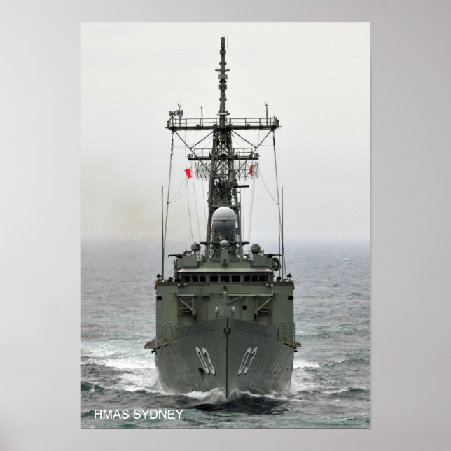 HMAS Sydney (FFG 03) Poster (Front)