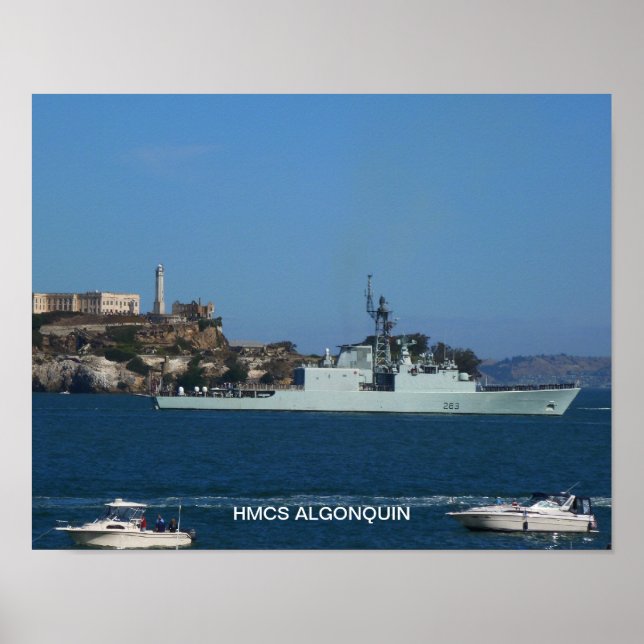 HMCS Algonquin Poster (Front)