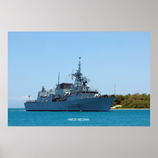 HMCS Regina Poster (Front)