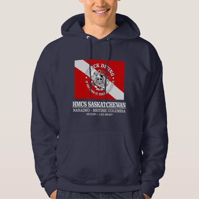 HMCS Saskatchewan (best wrecks) Hoodie (Front)