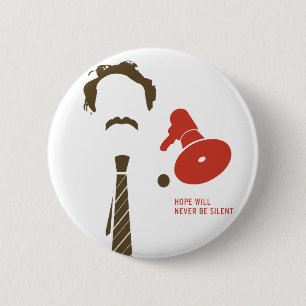 HMDayFaceTShirt 6 Cm Round Badge