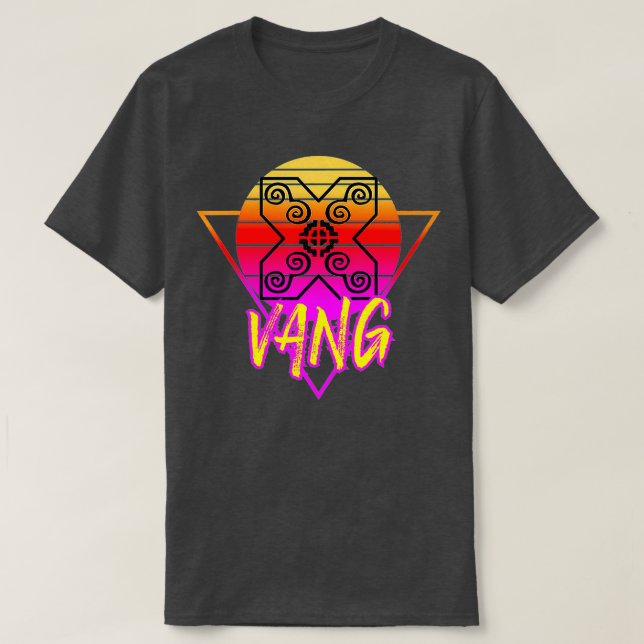 Hmong Hmoob Vang Family Clan Culture Art Clothing  T-Shirt (Design Front)