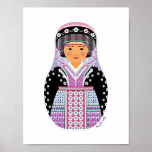 Hmong Matryoshka Poster