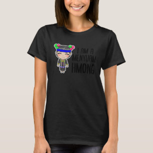 Hmong Miao Proud Traditional Girl Woman Hmoob Ethn T-Shirt