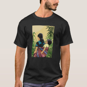 Hmong Miao Proud Traditional Mother Woman Hmoob Et T-Shirt
