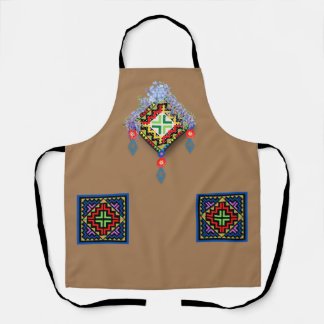 hmong paj ntaub design apron
