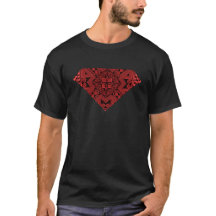 Hmong Shield Emblem Red Tee