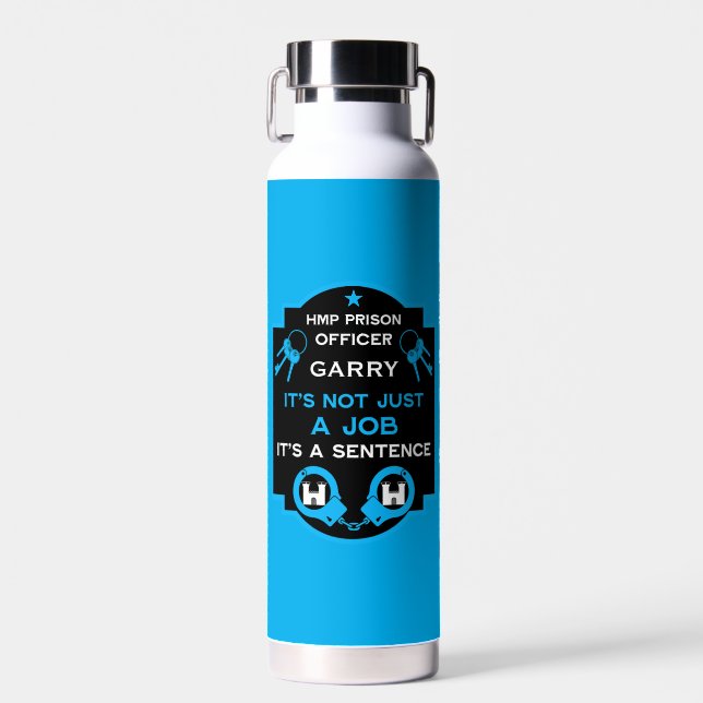 HMP Prison Officer Water Bottle (Front)