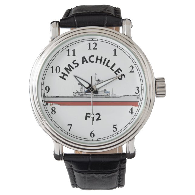 HMS ACHILLES - F12 - LEANDER ORIG WATCH (Front)
