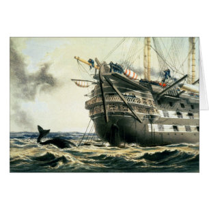 HMS Agamemnon laying the original Atlantic cable,