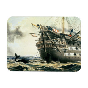 HMS Agamemnon laying the original Atlantic cable, Magnet