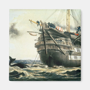 HMS Agamemnon laying the original Atlantic cable, Magnet