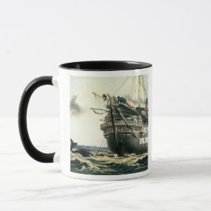 HMS Agamemnon laying the original Atlantic cable, Mug