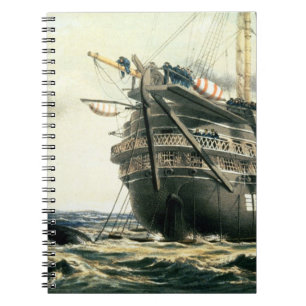 HMS Agamemnon laying the original Atlantic cable, Notebook