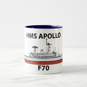 HMS Apollo, Orig config Two-Tone Coffee Mug