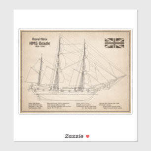 HMS Beagle Tall Ship - Ship Blueprint SD