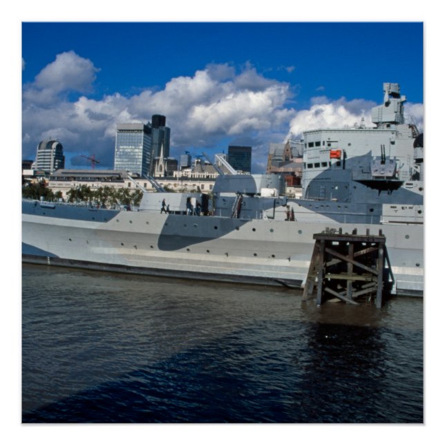 HMS Belfast London Poster (Front)