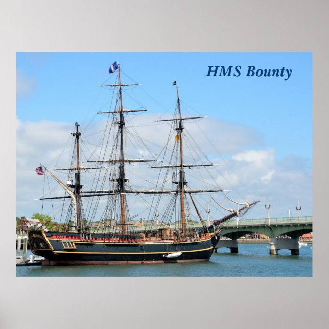 HMS Bounty Poster (Front)