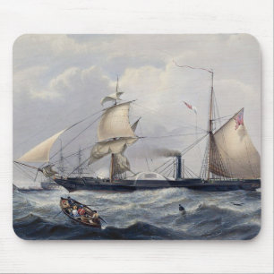 HMS Cyclops Frigate 1839 Mouse Pad