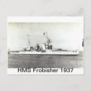 HMS Frobisher Postcard