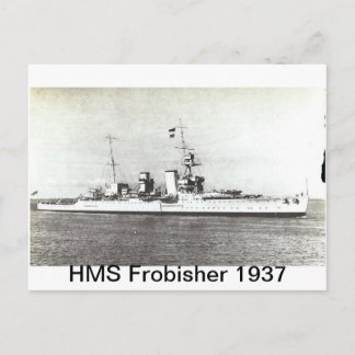 HMS Frobisher Postcard