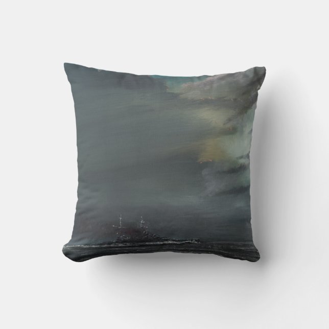 HMS Hood 1941 2014 Cushion (Front)