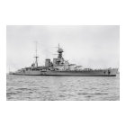 HMS Hood poster 16.5" x 11"