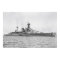HMS Hood poster 16.5" x 11"