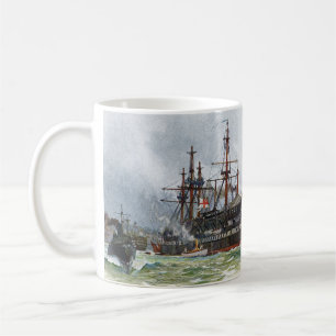HMS Implacable a 74-gun third-rate ship Coffee Mug