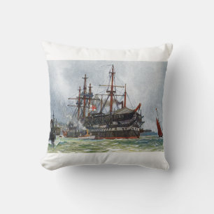 HMS Implacable a 74-gun third-rate ship Cushion