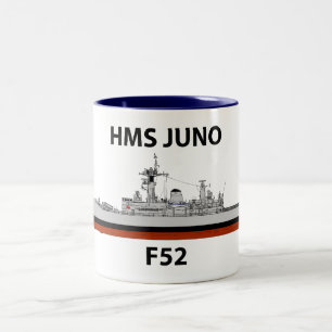 HMS Juno, seacat Two-Tone Coffee Mug