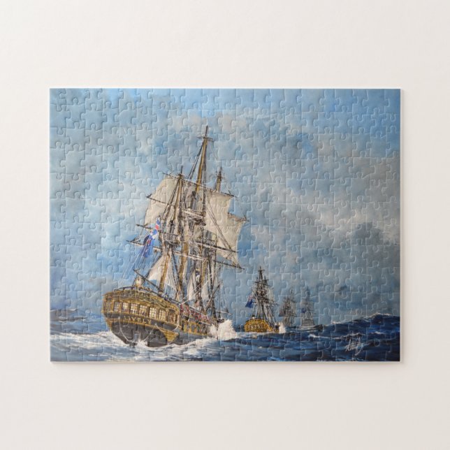 HMS Lively 1804 Jigsaw Puzzle (Horizontal)