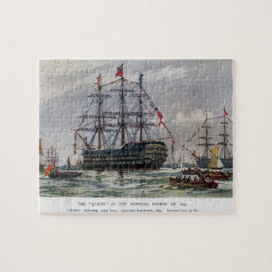 HMS Queen Battleship 1839 Jigsaw Puzzle