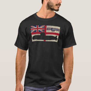 Hms Unseen S41 Submarine Royal Navy Flag T-Shirt
