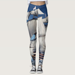 HMS Victory, 3D computer-generated illustration. Leggings