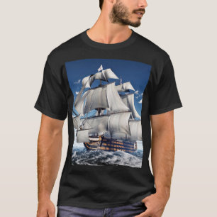 HMS Victory, 3D computer-generated illustration. T-Shirt